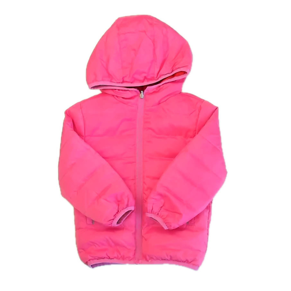 Hanna Andersson Girls Pink Polka Dots Winter Coat size: 3T